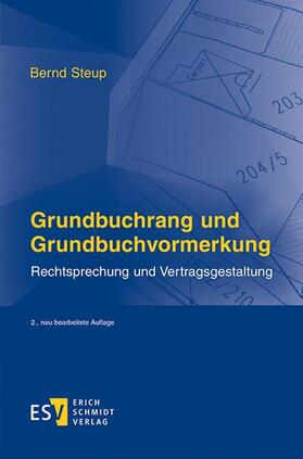 Steup | Grundbuchrang und Grundbuchvormerkung | E-Book | sack.de