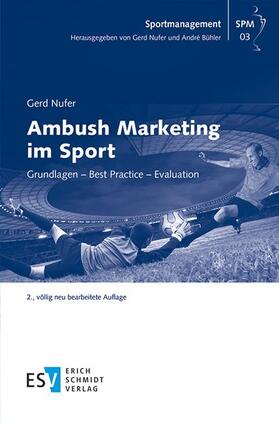 Nufer | Ambush Marketing im Sport | Buch | 978-3-503-18123-0 | sack.de