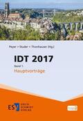 Peyer / Studer / Thonhauser |  IDT 2017, Band 1 | eBook | Sack Fachmedien