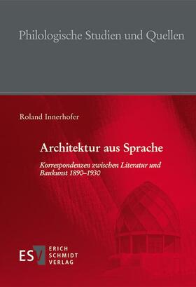 Innerhofer | Architektur aus Sprache | Buch | 978-3-503-18175-9 | sack.de