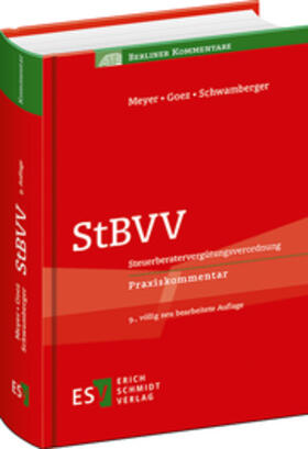 Goez / Schwamberger / Meyer | StBVV | Buch | 978-3-503-18249-7 | sack.de