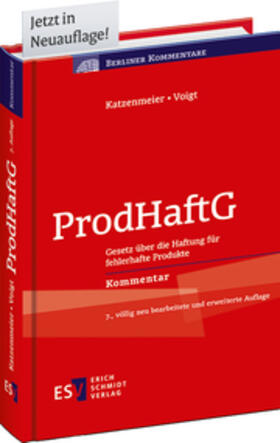 Katzenmeier / Voigt / Kullmann | ProdHaftG | Buch | 978-3-503-18752-2 | sack.de