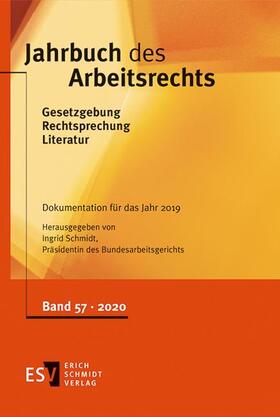 Schmidt | Jahrbuch des Arbeitsrechts. Bd. 57 | Buch | 978-3-503-19417-9 | sack.de