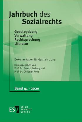 Udsching / Rolfs | Jahrbuch des Sozialrechts. Dokumentation für das Jahr 2019 | Buch | 978-3-503-19451-3 | sack.de