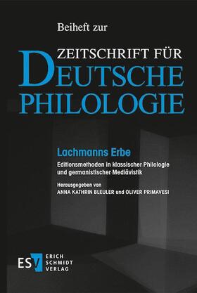 Bleuler / Primavesi |  Lachmanns Erbe | Buch |  Sack Fachmedien