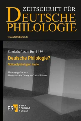 Solms / Weinert | Deutsche Philologie? | Buch | 978-3-503-19908-2 | sack.de