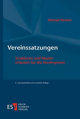Röcken | Vereinssatzungen | Buch | 978-3-503-20042-9 | sack.de