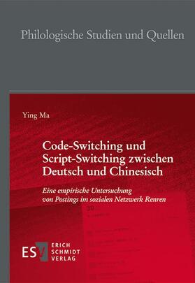 Ma | Ma, Y: Code-Switching und Script-Switching zwischen Chinesis | Buch | 978-3-503-20060-3 | sack.de