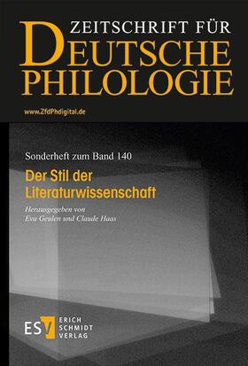 Geulen / Haas |  Der Stil der Literaturwissenschaft | eBook | Sack Fachmedien