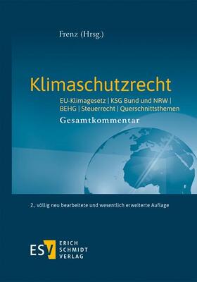 Frenz | Klimaschutzrecht | Buch | 978-3-503-20686-5 | sack.de