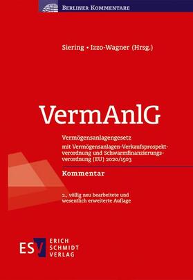 Siering / Izzo-Wagner | VermAnlG | Buch | 978-3-503-21280-4 | sack.de
