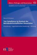Schmeer |  Tax Compliance im Kontext der Betriebswirtschaftlichen Steuerlehre | Buch |  Sack Fachmedien