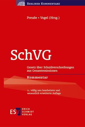 Preuße / Vogel | SchVG | Buch | 978-3-503-23630-5 | sack.de