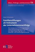 Schumann |  Familienstiftungen als Instrument der Unternehmensnachfolge | Buch |  Sack Fachmedien