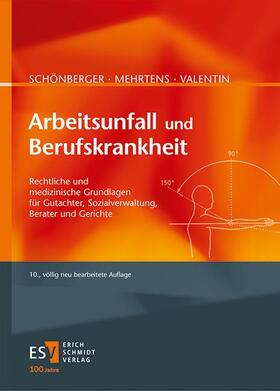 Schönberger / Mehrtens / Valentin | Arbeitsunfall und Berufskrankheit | Buch | 978-3-503-23791-3 | sack.de