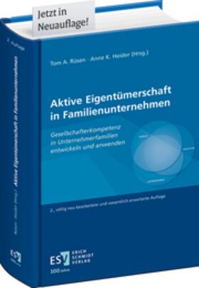 Rüsen / Heider |  Aktive Eigentümerschaft in Familienunternehmen | Buch |  Sack Fachmedien