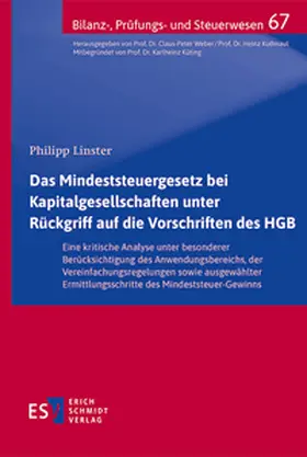 Linster |  Das Mindeststeuergesetz bei Kapitalgesellschaften unter Rückgriff auf die Vorschriften des HGB | Buch |  Sack Fachmedien