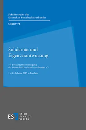 Redaktion: Prof. Dr. Constanze Janda |  Solidarität und Eigenverantwortung | Buch |  Sack Fachmedien