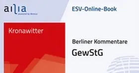 Kronawitter |  ESV-Online-Book GewStG - Jahresabonnement | Datenbank |  Sack Fachmedien