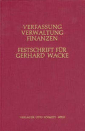Vogel / Tipke | Verfassung - Verwaltung - Finanzen | Buch | sack.de