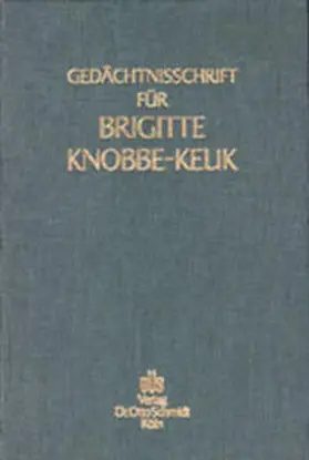 Schön |  Gedächtnisschrift für Brigitte Knobbe-Keuk | Buch |  Sack Fachmedien