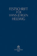 Hoffmann-Becking / Hommelhoff / Westphalen |  Festschrift für Hans-Jürgen Hellwig | Buch |  Sack Fachmedien