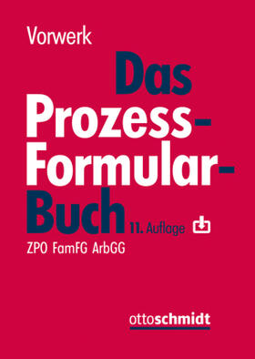 Vorwerk | Das Prozessformularbuch | Buch | 978-3-504-07019-9 | sack.de