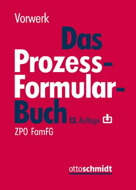 Vorwerk / Assies / Bacher | Das Prozessformularbuch | Buch | 978-3-504-07021-2 | www.sack.de