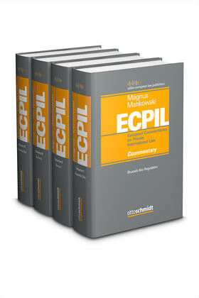 Magnus / Mankowski |  European Commentaries on Private International Law : ECPIL. Vol. I-IV | Buch |  Sack Fachmedien