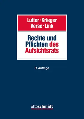 Lutter / Krieger / Verse |  Rechte und Pflichten des Aufsichtsrats | Buch |  Sack Fachmedien