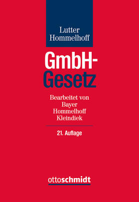 Lutter / Hommelhoff | GmbH-Gesetz | Buch | 978-3-504-32504-6 | sack.de