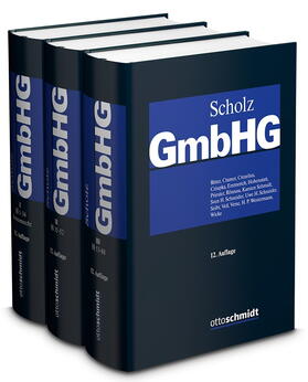 Scholz | GmbHG: GmbH-Gesetz, Bände I-III Gesamtabnahmeverpflichtung | Buch | 978-3-504-32567-1 | sack.de