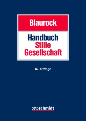 Blaurock |  Handbuch Stille Gesellschaft | Buch |  Sack Fachmedien