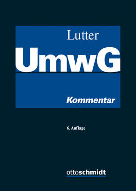 Lutter | Umwandlungsgesetz: UmwG | Buch | 978-3-504-37020-6 | sack.de