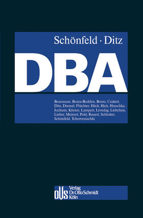 Schönfeld / Ditz / Bourseaux | Doppelbesteuerungsabkommen (DBA) | E-Book | sack.de