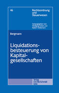 Bergmann |  Liquidationsbesteuerung von Kapitalgesellschaften | eBook | Sack Fachmedien