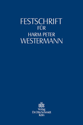 Aderhold / Grunewald / Klingberg | Festschrift für Harm Peter Westermann | E-Book | sack.de