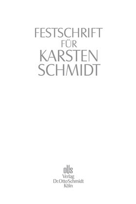 Bitter / Lutter / Priester | Festschrift für Karsten Schmidt | E-Book | sack.de