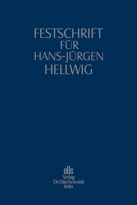 Hoffmann-Becking / Hommelhoff / Westphalen | Festschrift für Hans-Jürgen Hellwig | E-Book | sack.de
