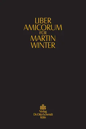 Hoffmann-Becking / Hüffer / Reichert |  Liber amicorum für Martin Winter | eBook | Sack Fachmedien