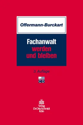 Offermann-Burckart |  Fachanwalt werden und bleiben | eBook | Sack Fachmedien