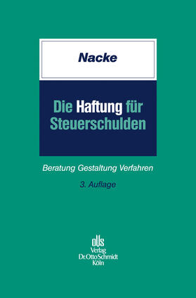 Nacke | Die Haftung für Steuerschulden | E-Book | sack.de