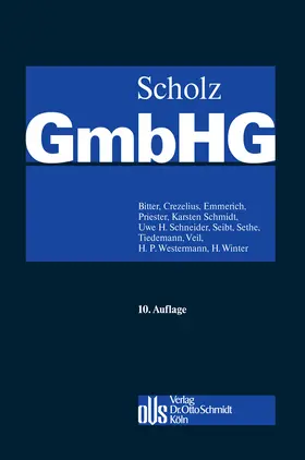 Bitter / Scholz / Crezelius | §§ 35 - 52 | E-Book | sack.de