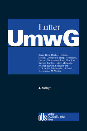 Lutter / Winter / Bayer | Umwandlungsgesetz | E-Book | sack.de
