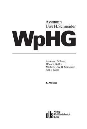 Assmann / Schneider / Döhmel | Wertpapierhandelsgesetz | E-Book | sack.de