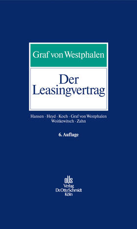 Westphalen / Assies / Gennen | Der Leasingvertrag | E-Book | sack.de
