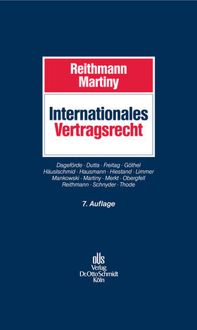 Reithmann / Martiny / Dageförde |  Internationales Vertragsrecht | eBook | Sack Fachmedien
