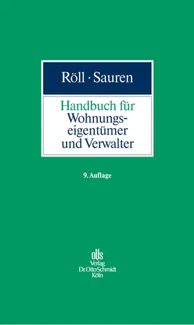 Röll / Sauren |  Handbuch für Wohnungseigentümer und Verwalter | eBook | Sack Fachmedien