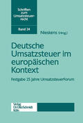 Nieskens |  Deutsche Umsatzsteuer im europäischen Kontext | eBook | Sack Fachmedien
