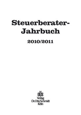 Piltz / Günkel / Niemann | Steuerberater-Jahrbuch 2010/2011 | E-Book | sack.de